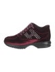 Hogan Printed Crystal Embellishments Sneakers