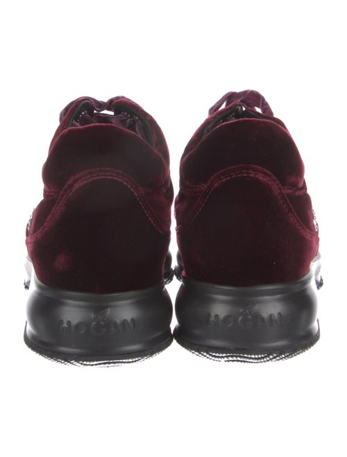 Hogan Printed Crystal Embellishments Sneakers