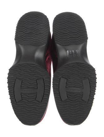 Hogan Printed Crystal Embellishments Sneakers