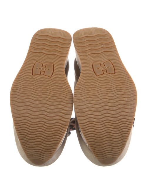 Hogan Suede Studded Accents Mules