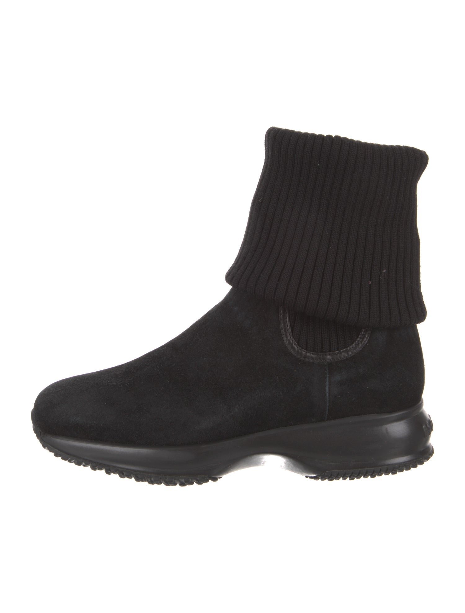 Hogan Suede Sock Boots