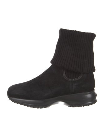 Hogan Suede Sock Boots