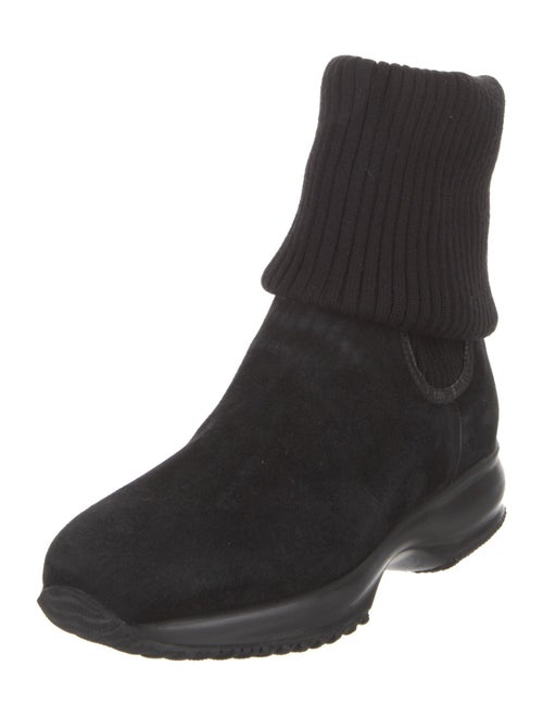 Hogan Suede Sock Boots