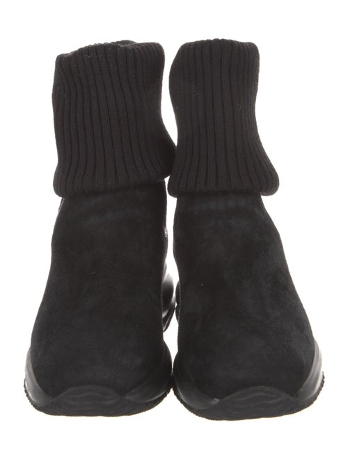 Hogan Suede Sock Boots