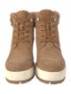 Hogan Suede Lace-Up Boots