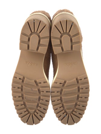 Hogan Suede Lace-Up Boots