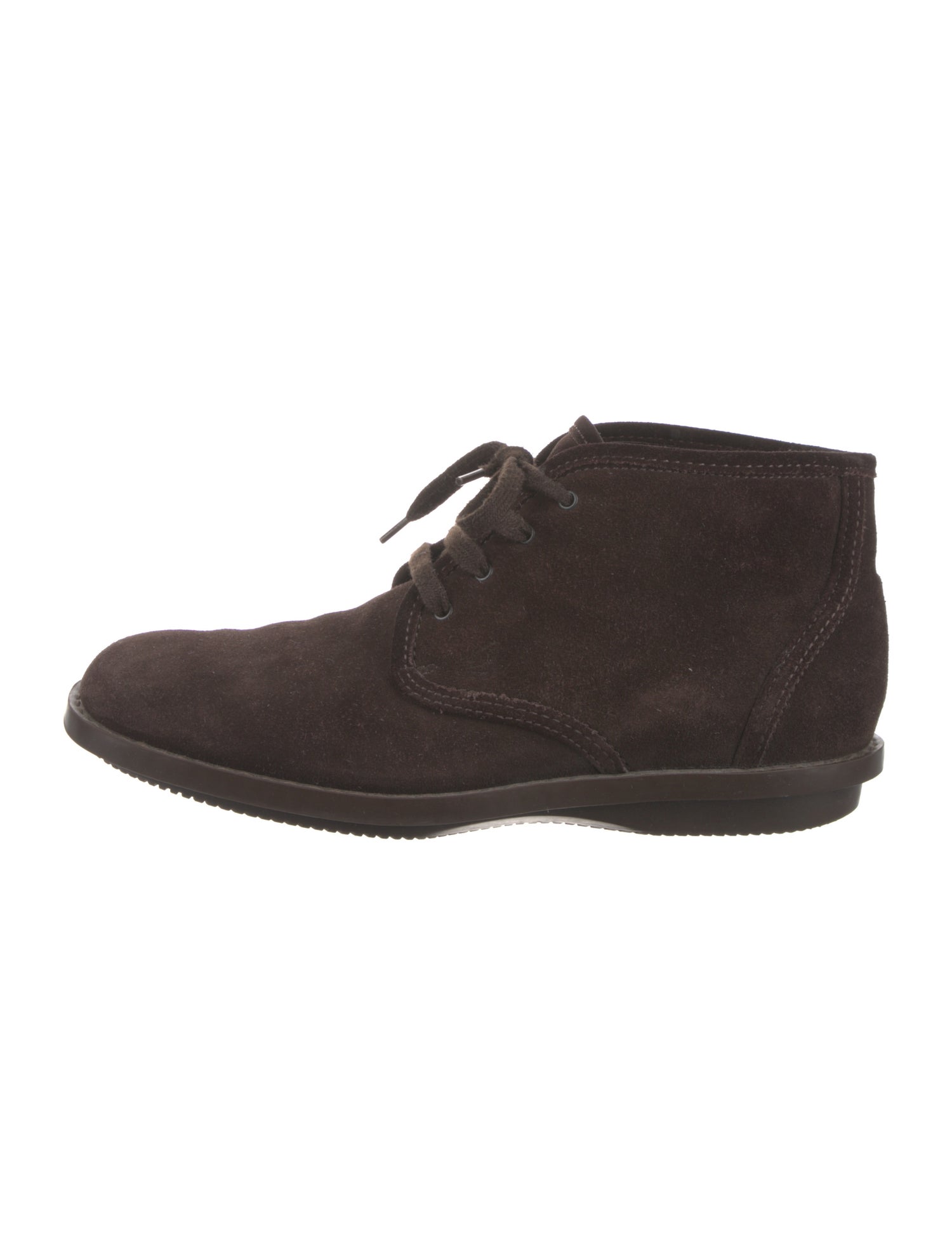 Hogan Suede Lace-Up Boots