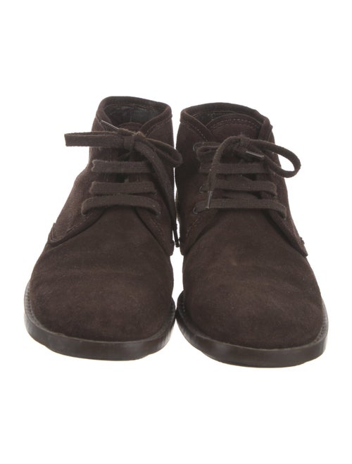 Hogan Suede Lace-Up Boots