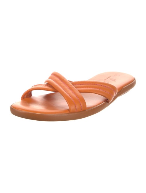 Hogan Leather Slides