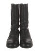 Hogan Leather Moto Boots