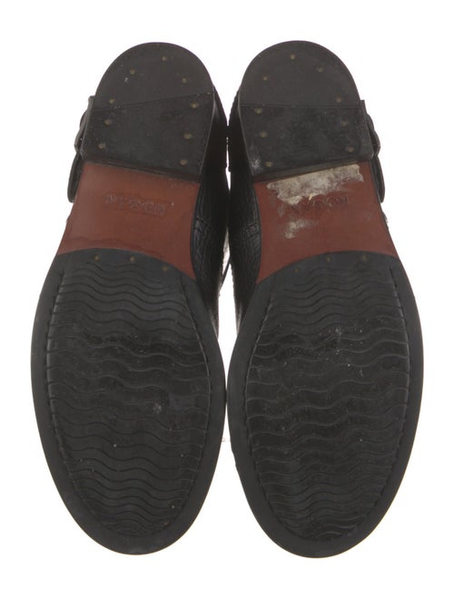 Hogan Leather Moto Boots