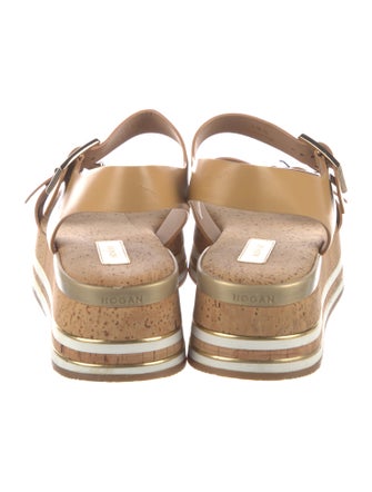 Hogan Leather Sandals