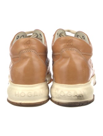 Hogan Leather Lasercut Accents Sneakers