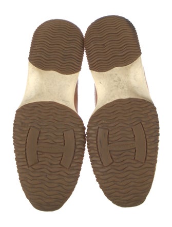 Hogan Leather Lasercut Accents Sneakers