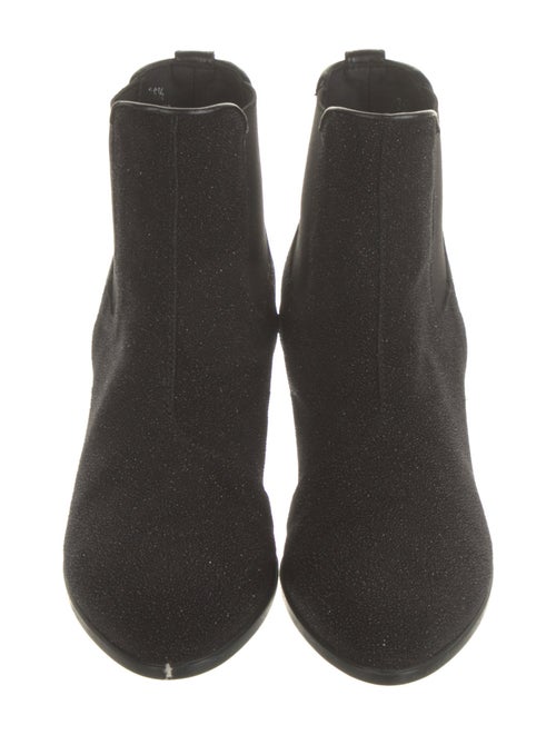 Hogan Suede Glitter Accents Chelsea Boots