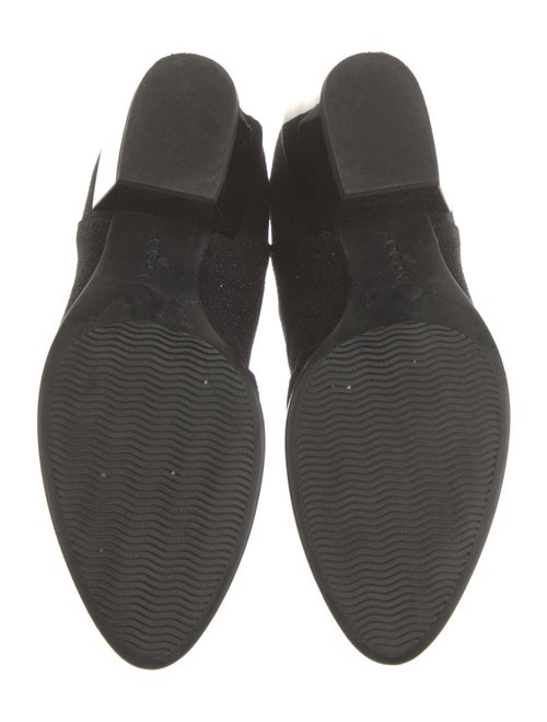 Hogan Suede Glitter Accents Chelsea Boots