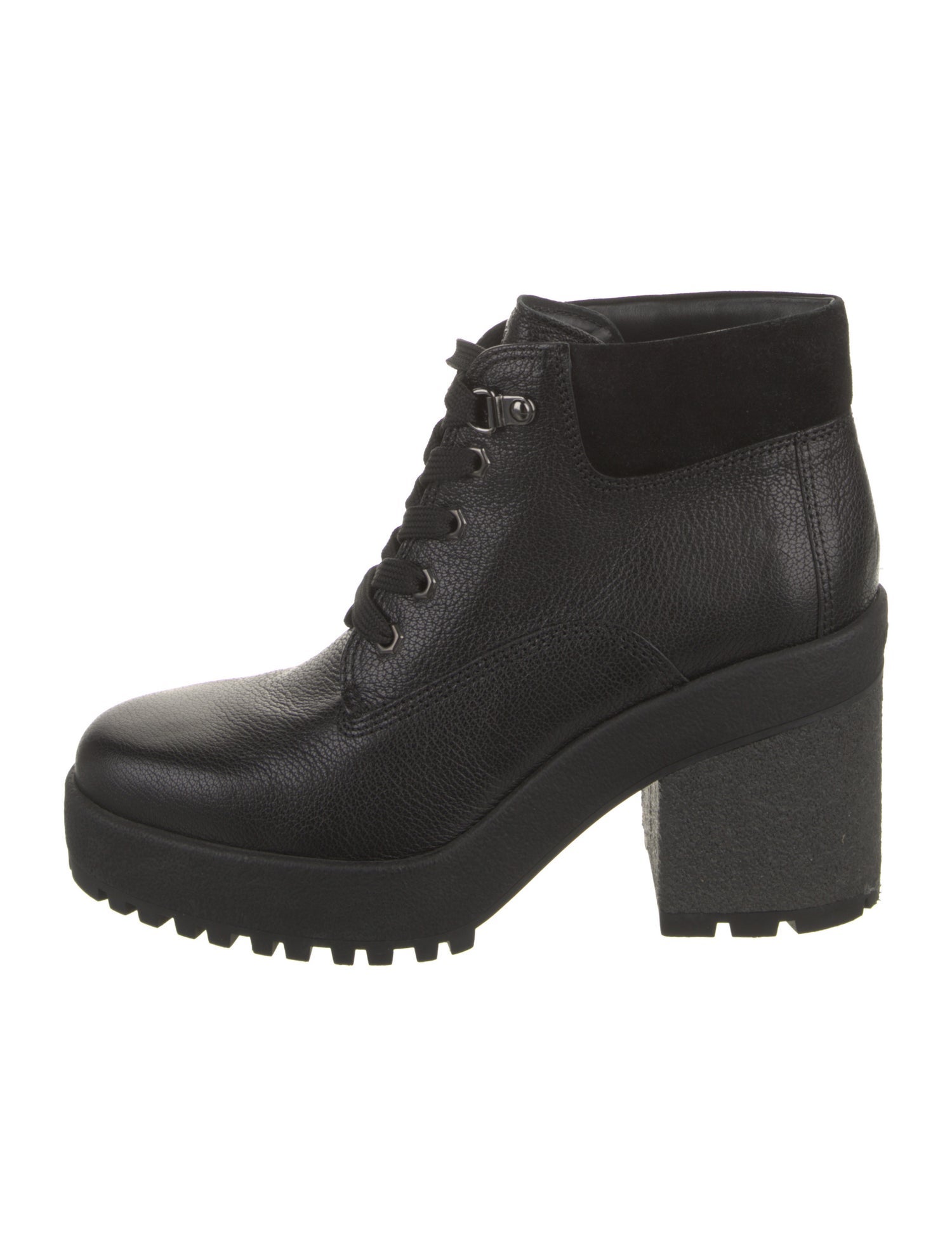 Hogan Leather Lace-Up Boots