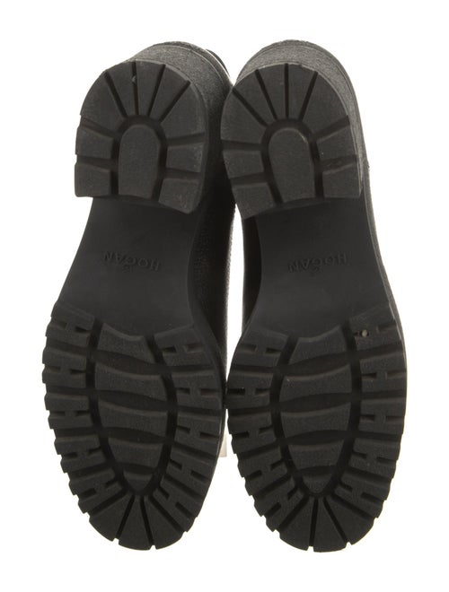 Hogan Leather Lace-Up Boots