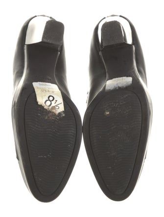 Hogan Leather Colorblock Pattern Pumps