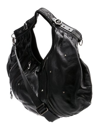 Hogan Leather Hobo