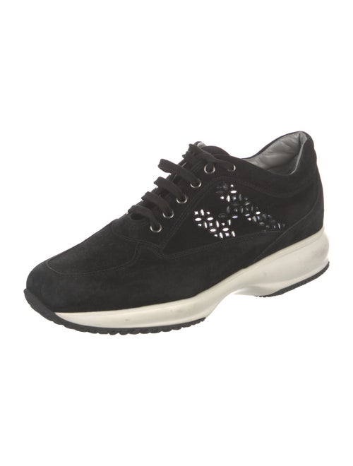 Hogan Suede Sequin Embellishments Sneakers