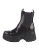 Hogan Patent Leather Chelsea Boots