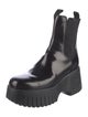 Hogan Patent Leather Chelsea Boots