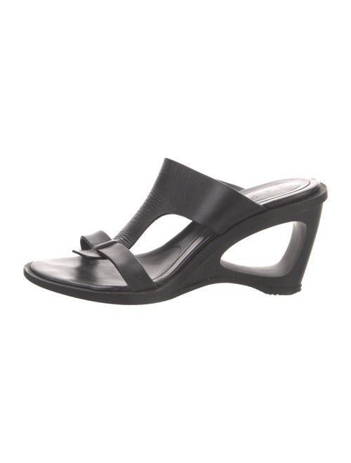 Hogan Leather Slides