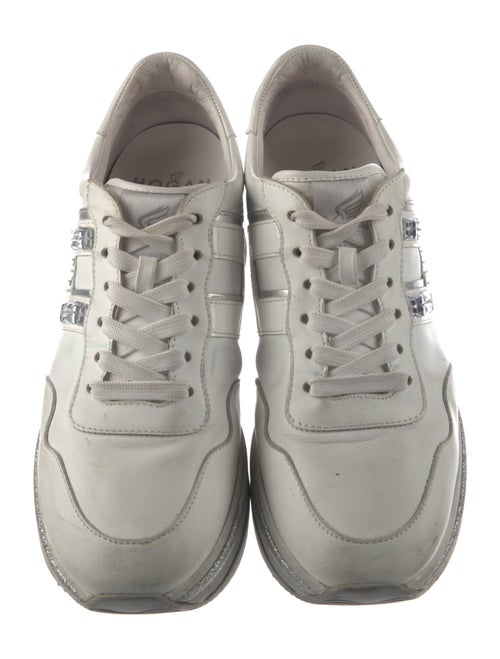 Hogan Leather Printed Sneakers