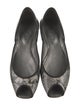 Hogan Snakeskin Animal Print D'Orsay Flats