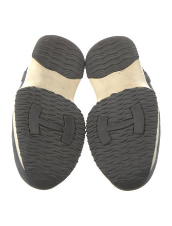 Hogan Suede Colorblock Pattern Sneakers