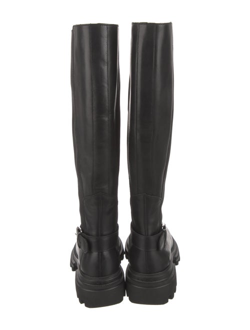 Hogan Leather Rain Boots