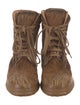 Hogan Ponyhair Lace-Up Boots
