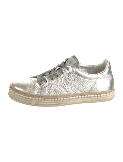 Hogan Leather Espadrille Sneakers