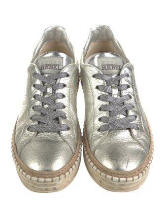 Hogan Leather Espadrille Sneakers