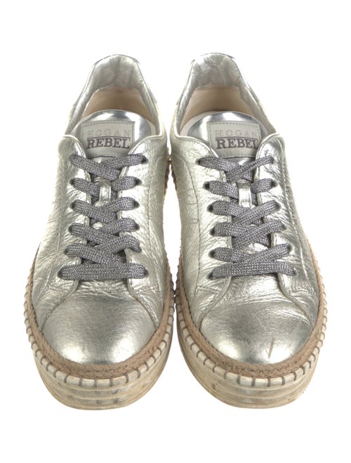 Hogan Leather Espadrille Sneakers