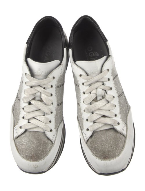 Hogan Leather Printed Sneakers