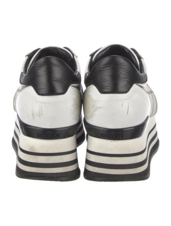 Hogan Leather Printed Sneakers
