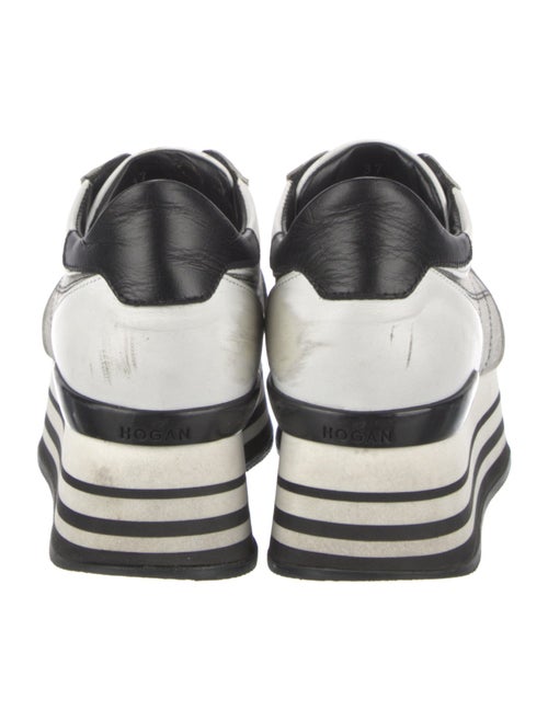 Hogan Leather Printed Sneakers