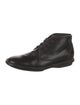 Hogan Leather Lace-Up Boots