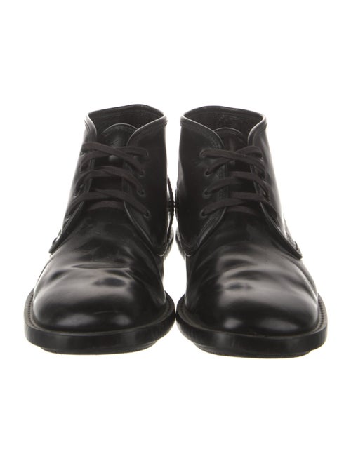 Hogan Leather Lace-Up Boots
