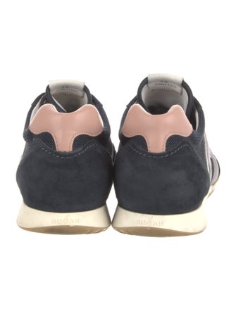 Hogan Suede Colorblock Pattern Sneakers