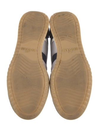 Hogan Suede Colorblock Pattern Sneakers