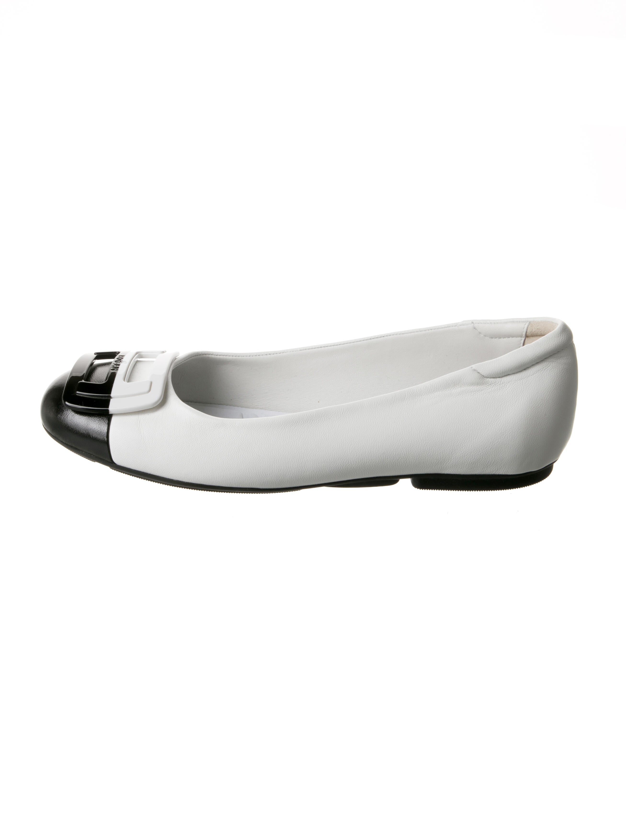 Hogan Leather Ballet Flats