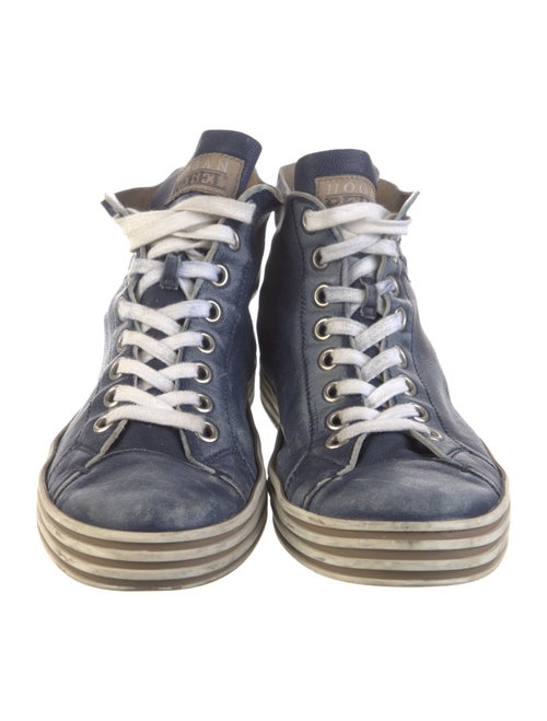 Hogan Leather Printed Sneakers