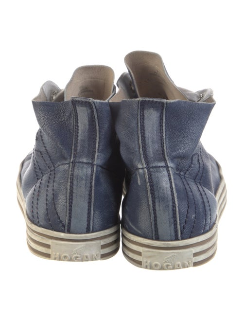 Hogan Leather Printed Sneakers