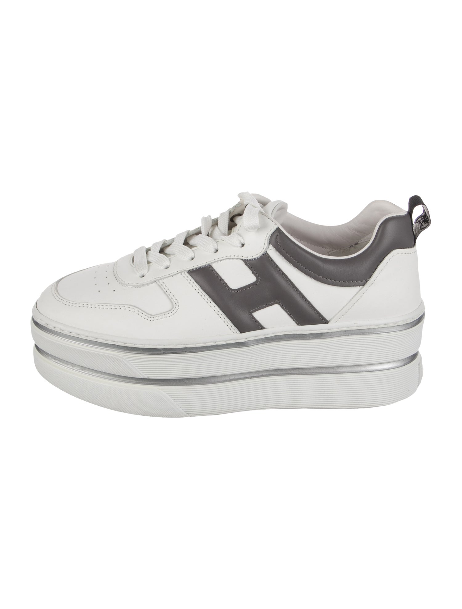 Hogan Leather Printed Sneakers