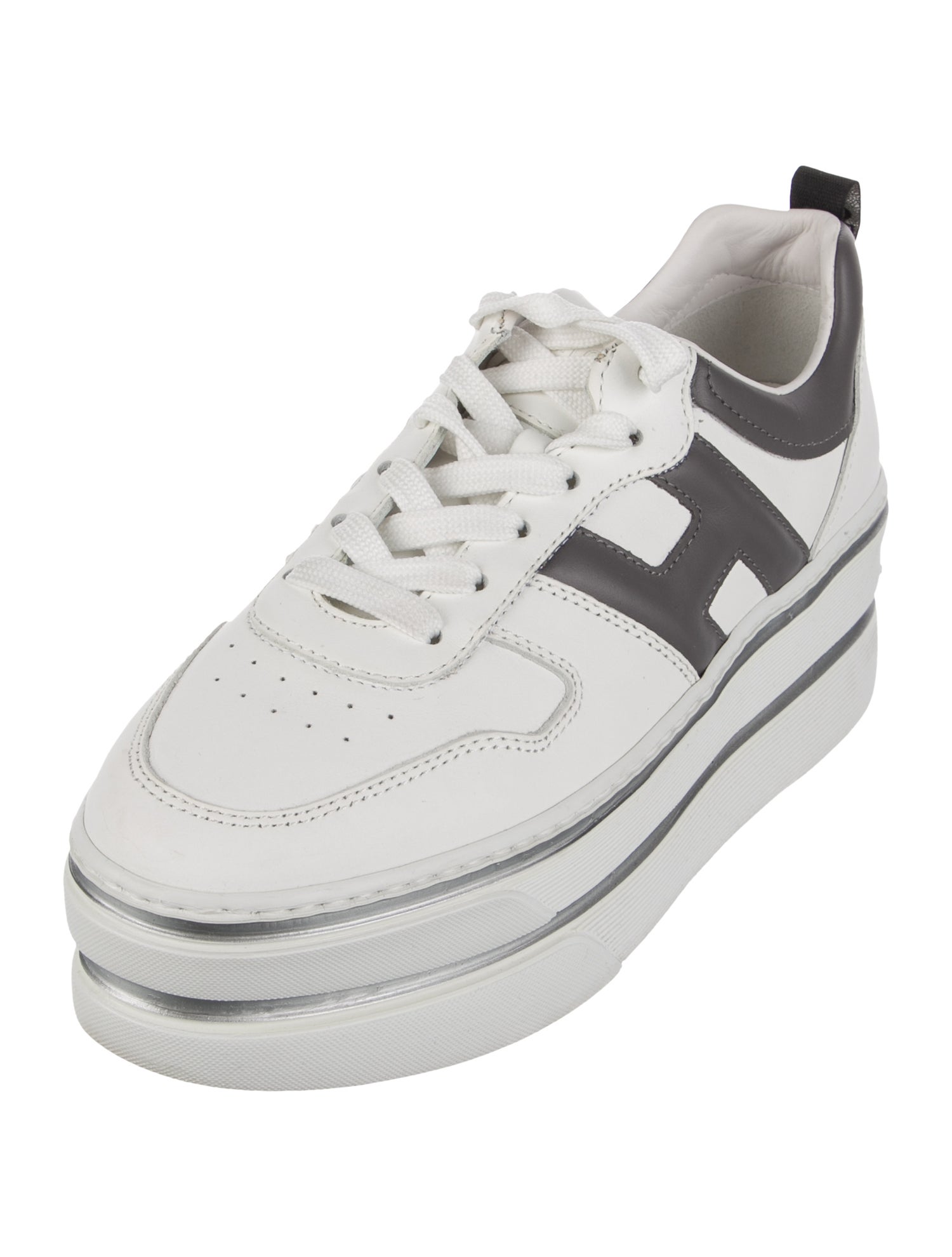 Hogan Leather Printed Sneakers