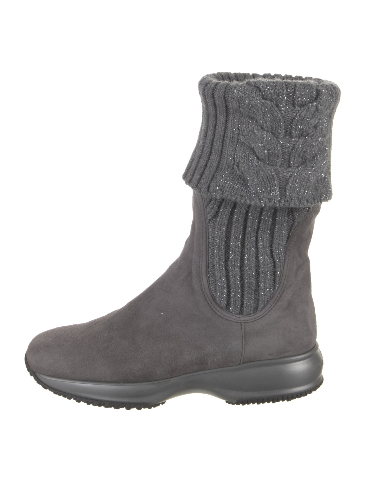 Hogan Suede Sock Boots
