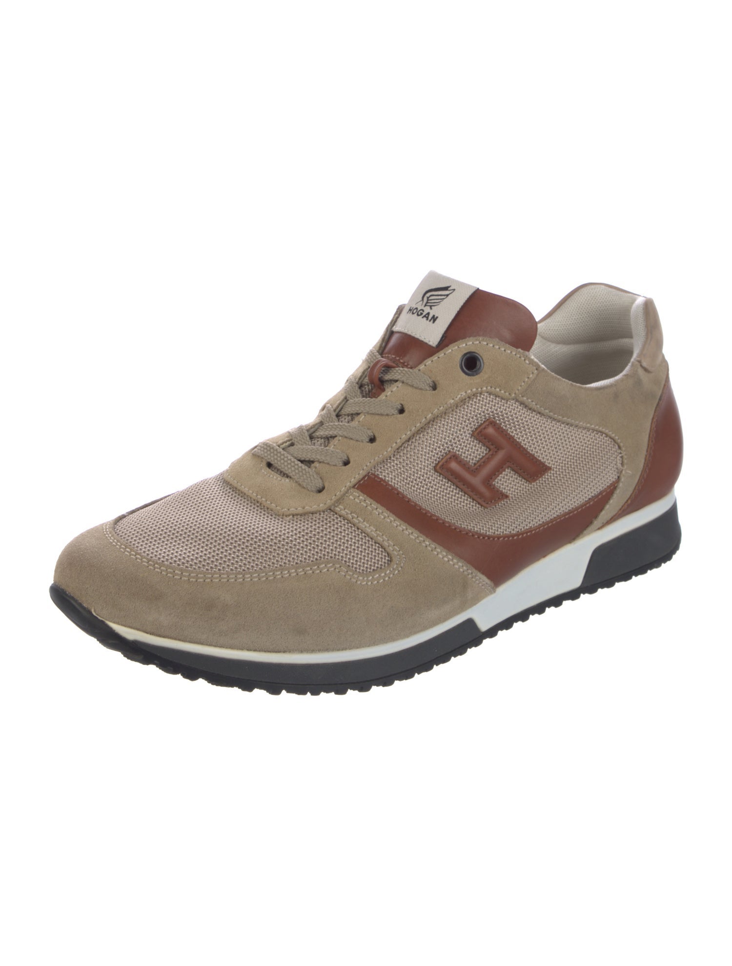Hogan Suede Printed Athletic Sneakers